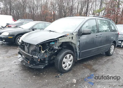 2008 Toyota Sienna Ce из США, поврежденный, VIN 5TDZK23C98S188223